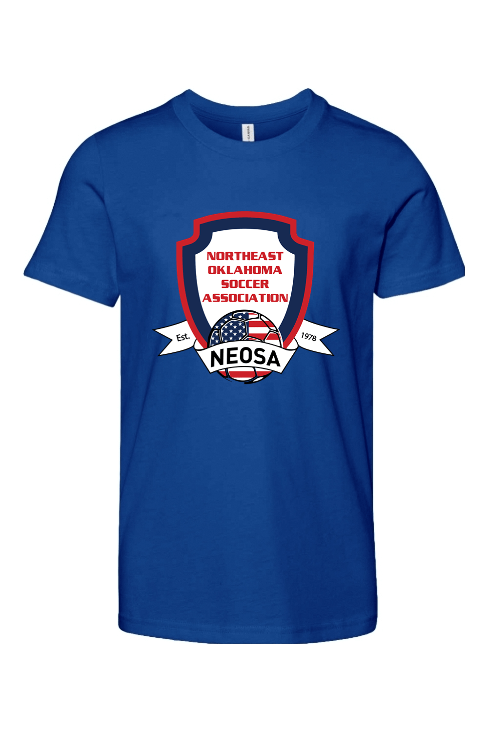 Northeast Oklahoma Soccer Association Youth Lifestyle T-Shirt Signature Lacrosse