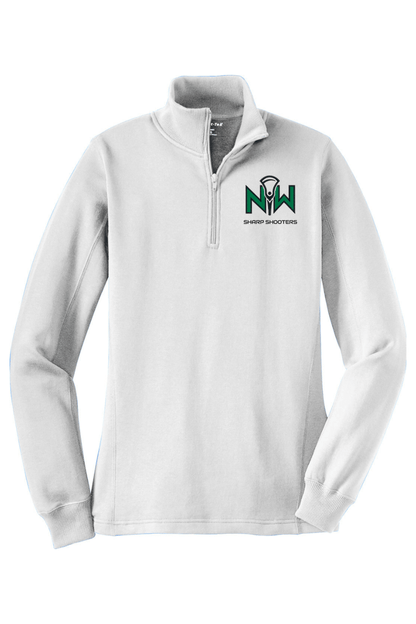Northwest Sharpshooters LC Adult Women's Embroidered Quarter-Zip Pullover Signature Lacrosse