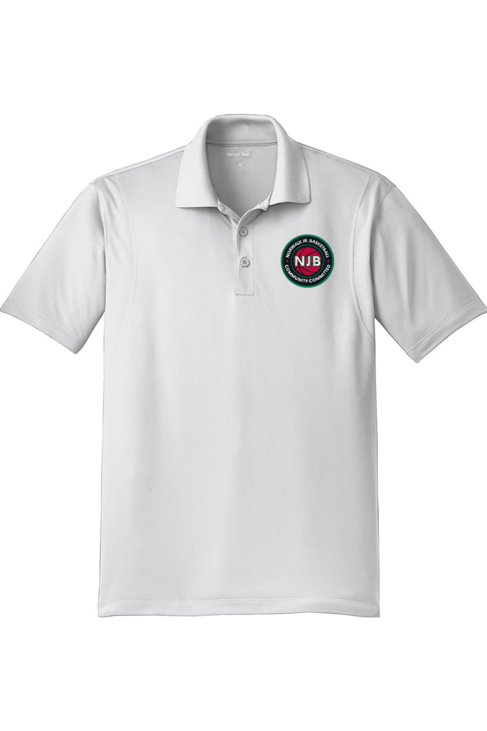 Norwalk Junior Basketball Adult Embroidered Athletic Polo Signature Lacrosse