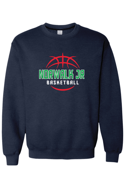 Norwalk Junior Basketball Adult Heavyweight Sweatshirt Signature Lacrosse