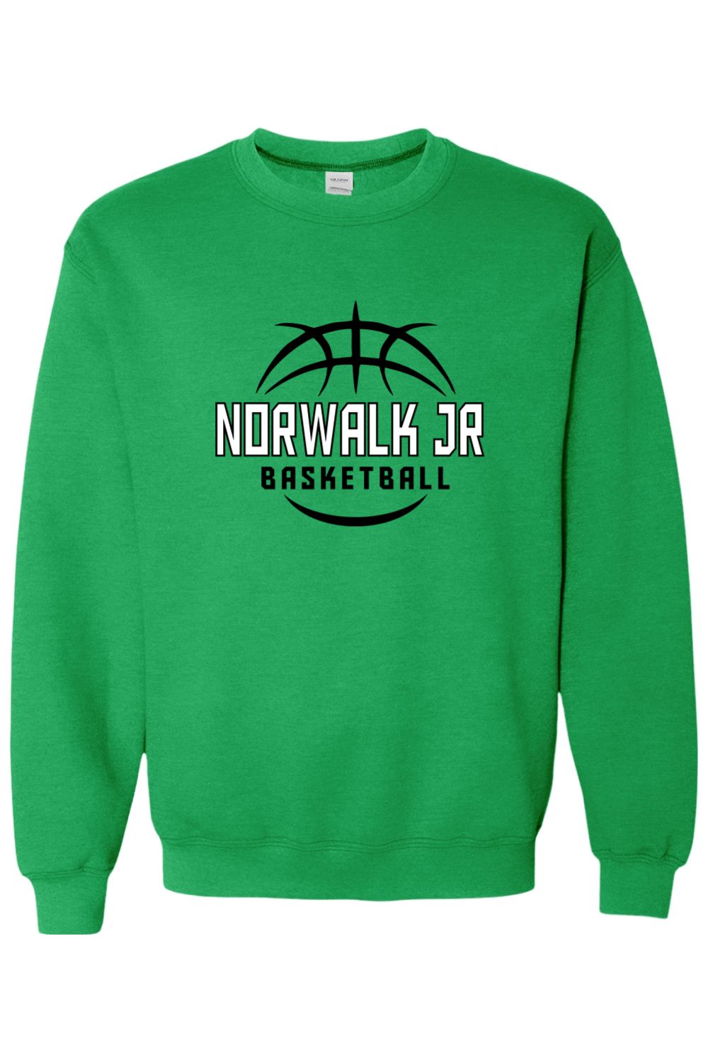 Norwalk Junior Basketball Adult Heavyweight Sweatshirt Signature Lacrosse