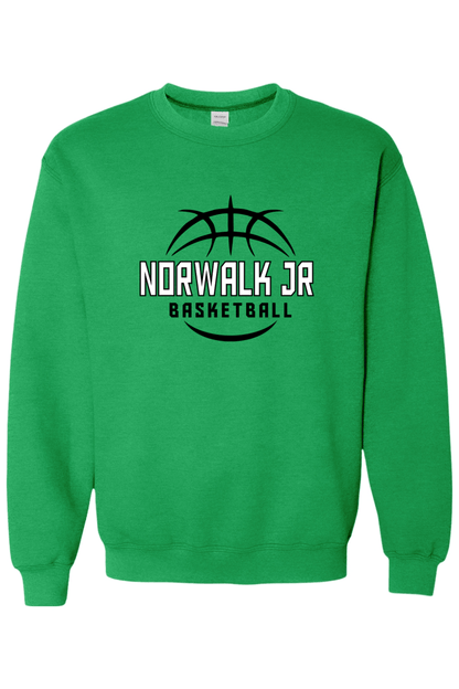 Norwalk Junior Basketball Adult Heavyweight Sweatshirt Signature Lacrosse
