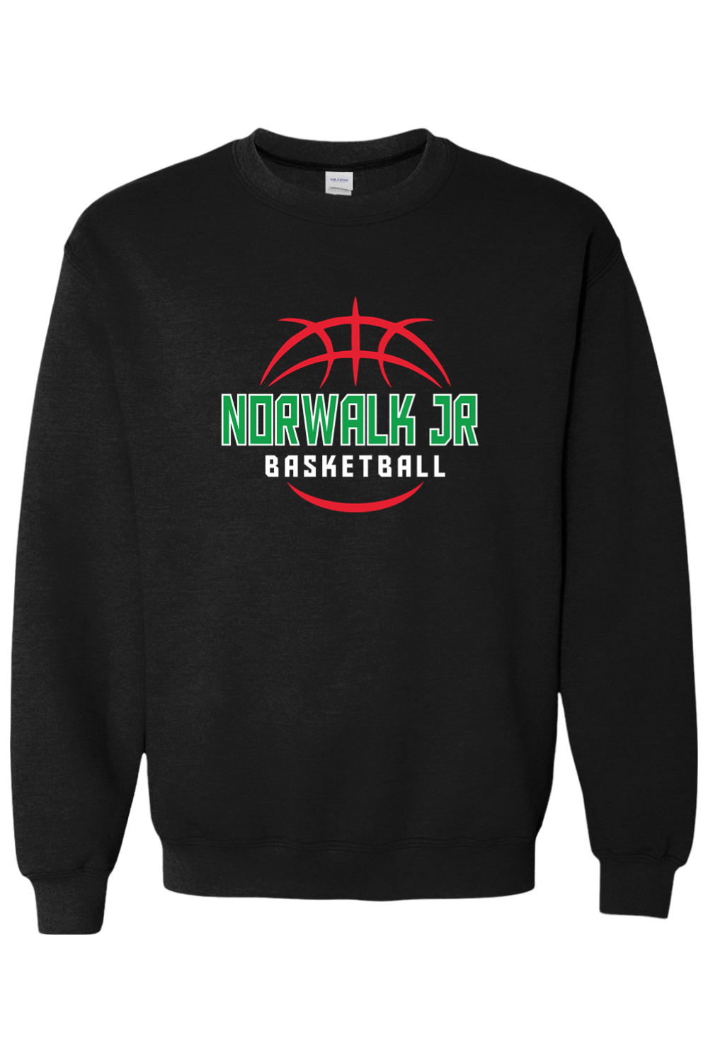 Norwalk Junior Basketball Adult Heavyweight Sweatshirt Signature Lacrosse