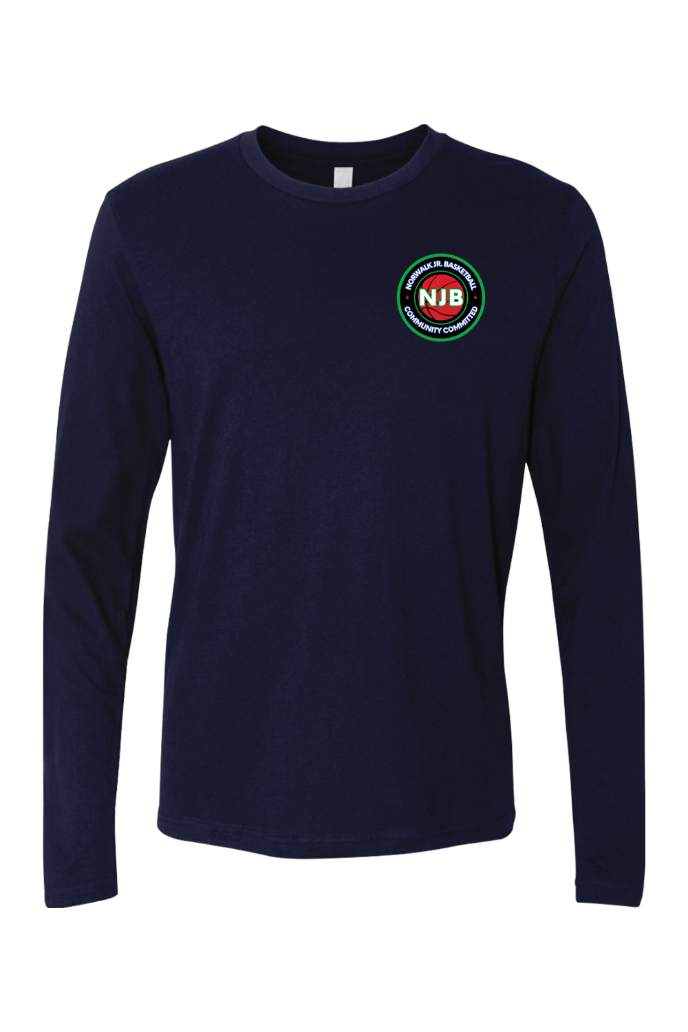 Norwalk Junior Basketball Adult Long Sleeve T-Shirt Signature Lacrosse