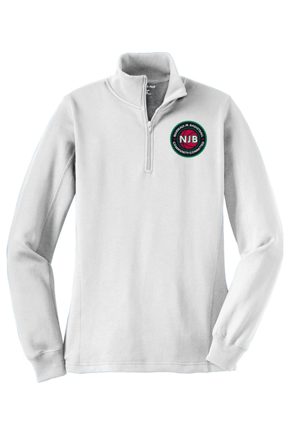 Norwalk Junior Basketball Adult Women's Embroidered Quarter-Zip Pullover Signature Lacrosse