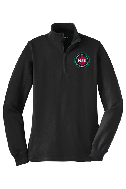 Norwalk Junior Basketball Adult Women's Embroidered Quarter-Zip Pullover Signature Lacrosse