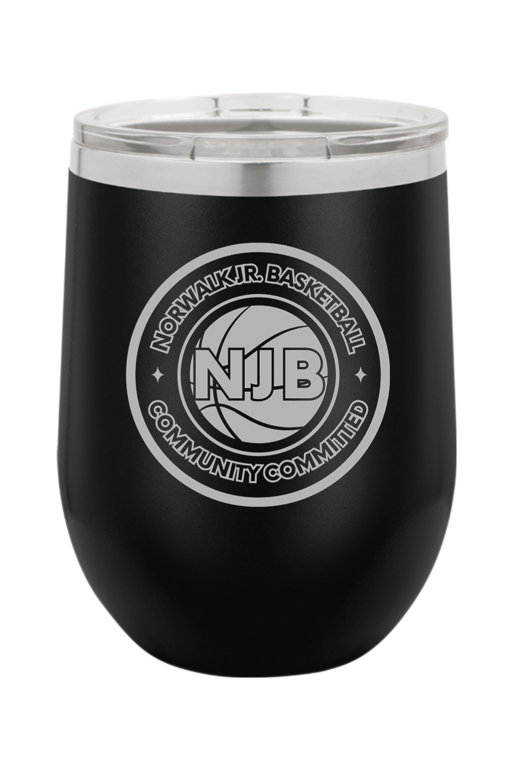 Norwalk Junior Basketball Insulated Wine Tumbler Signature Lacrosse