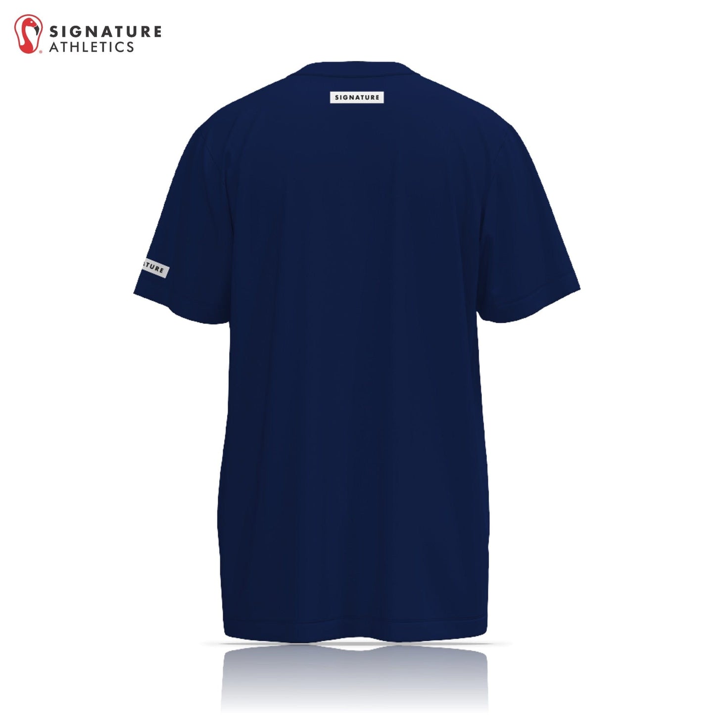 Norwalk Junior Basketball Men's Navy Short Sleeve Tech Tee Signature Lacrosse