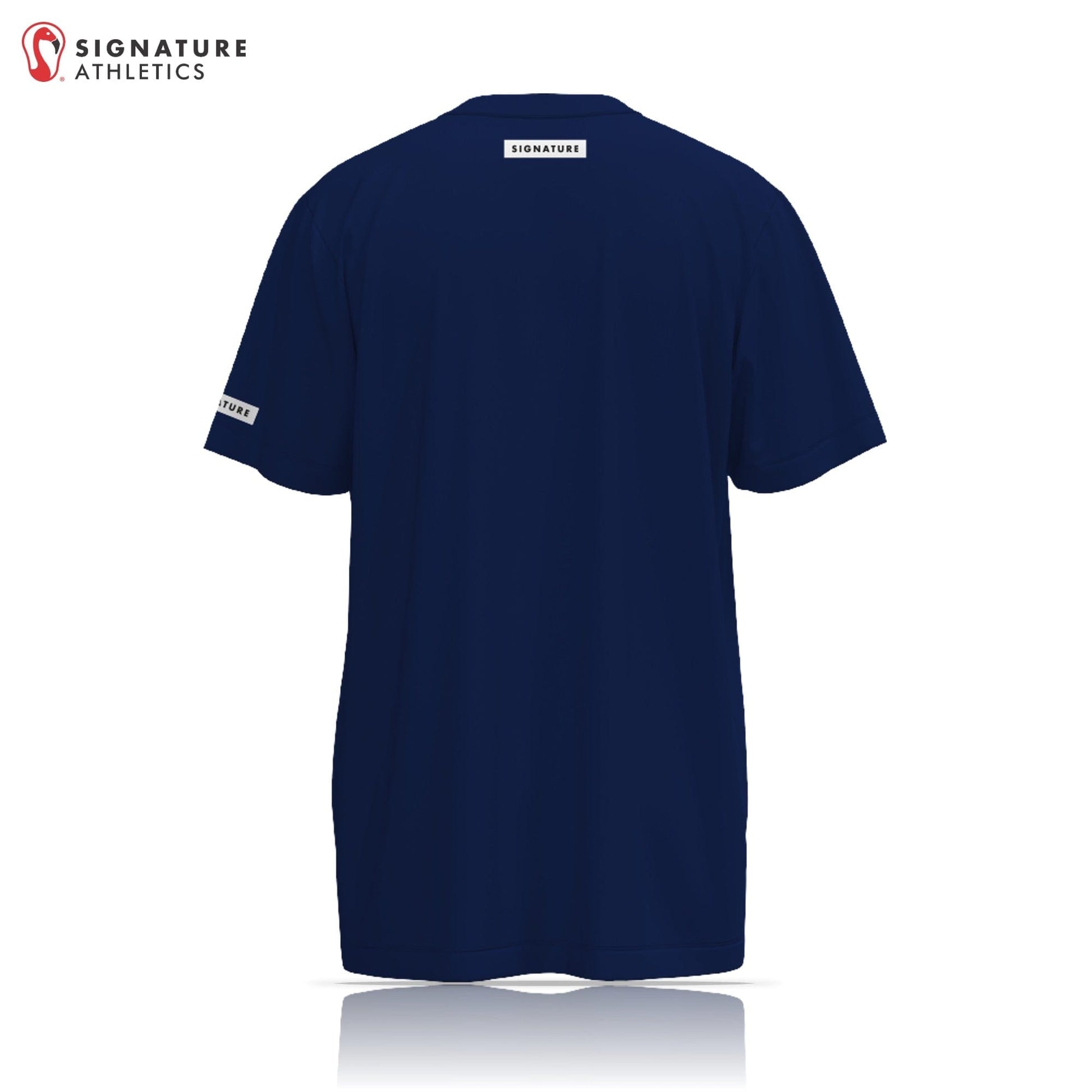 Norwalk Junior Basketball Men's Navy Short Sleeve Tech Tee Signature Lacrosse