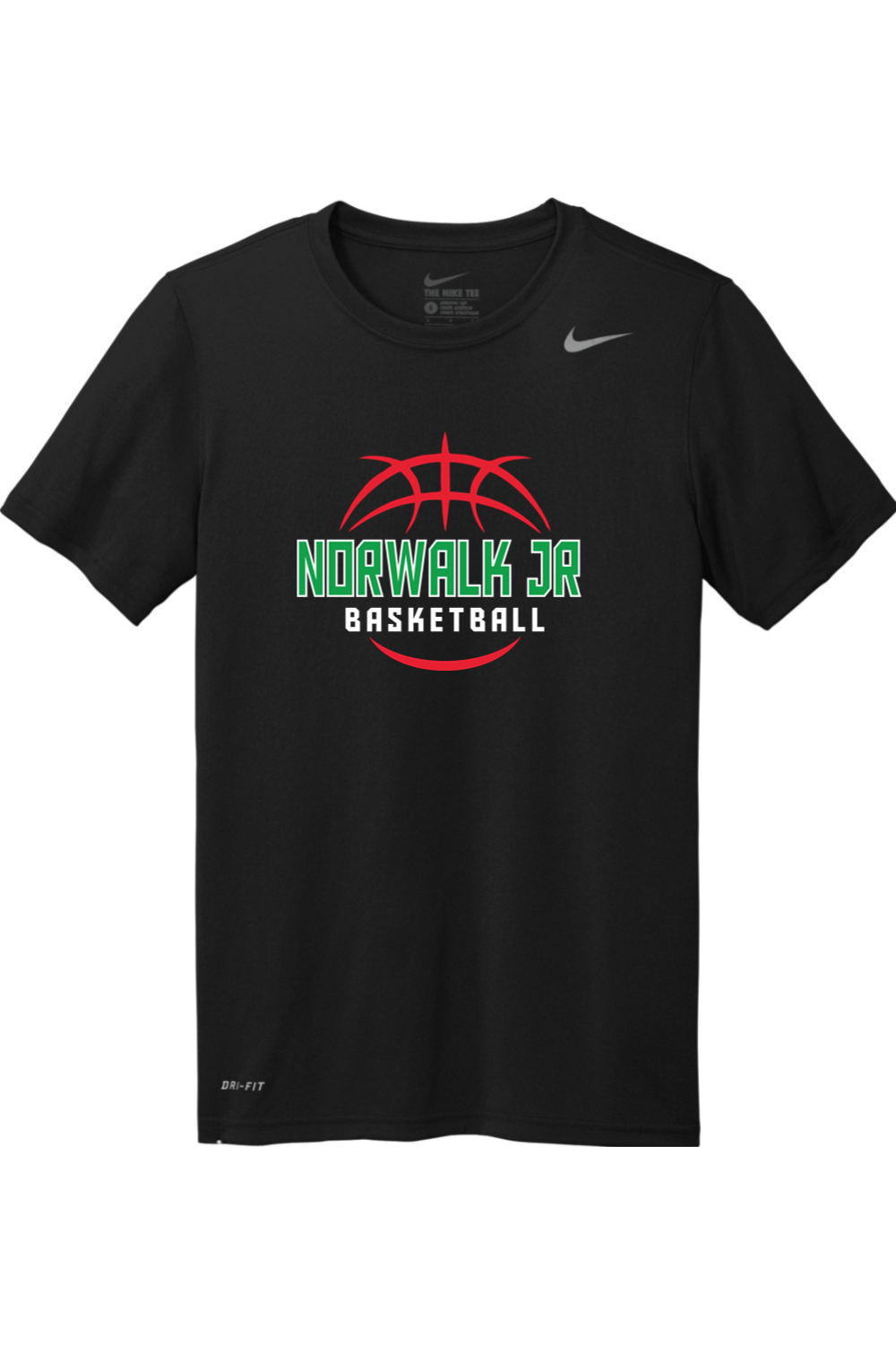 Norwalk Junior Basketball Nike Team rLegend Tee Signature Lacrosse