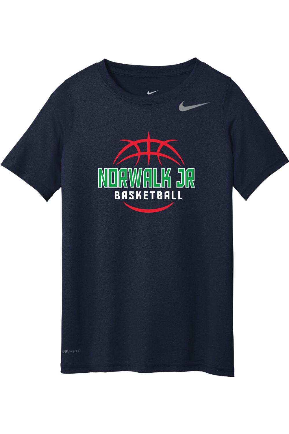 Norwalk Junior Basketball Nike Youth Team rLegend Tee Signature Lacrosse