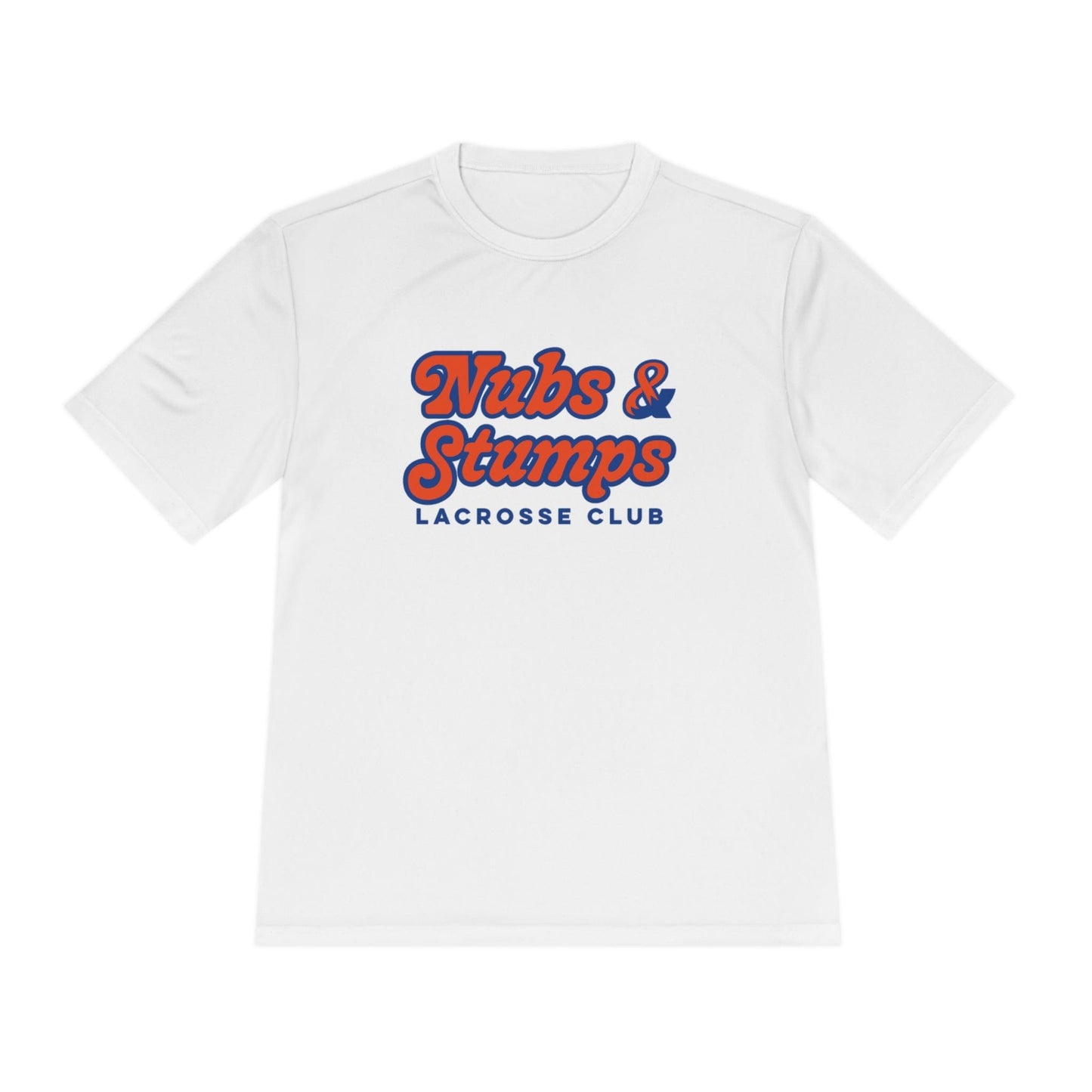 Nubs & Stumps Lacrosse Club Adult Athletic T-Shirt Signature Lacrosse
