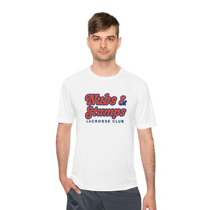 Nubs & Stumps Lacrosse Club Adult Athletic T-Shirt Signature Lacrosse