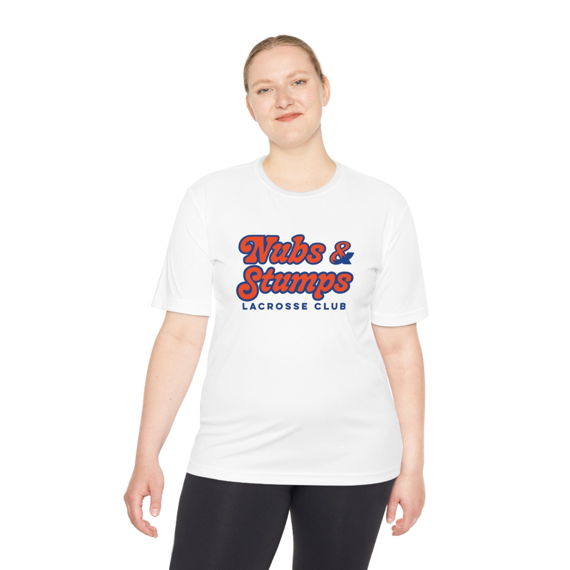 Nubs & Stumps Lacrosse Club Adult Athletic T-Shirt Signature Lacrosse