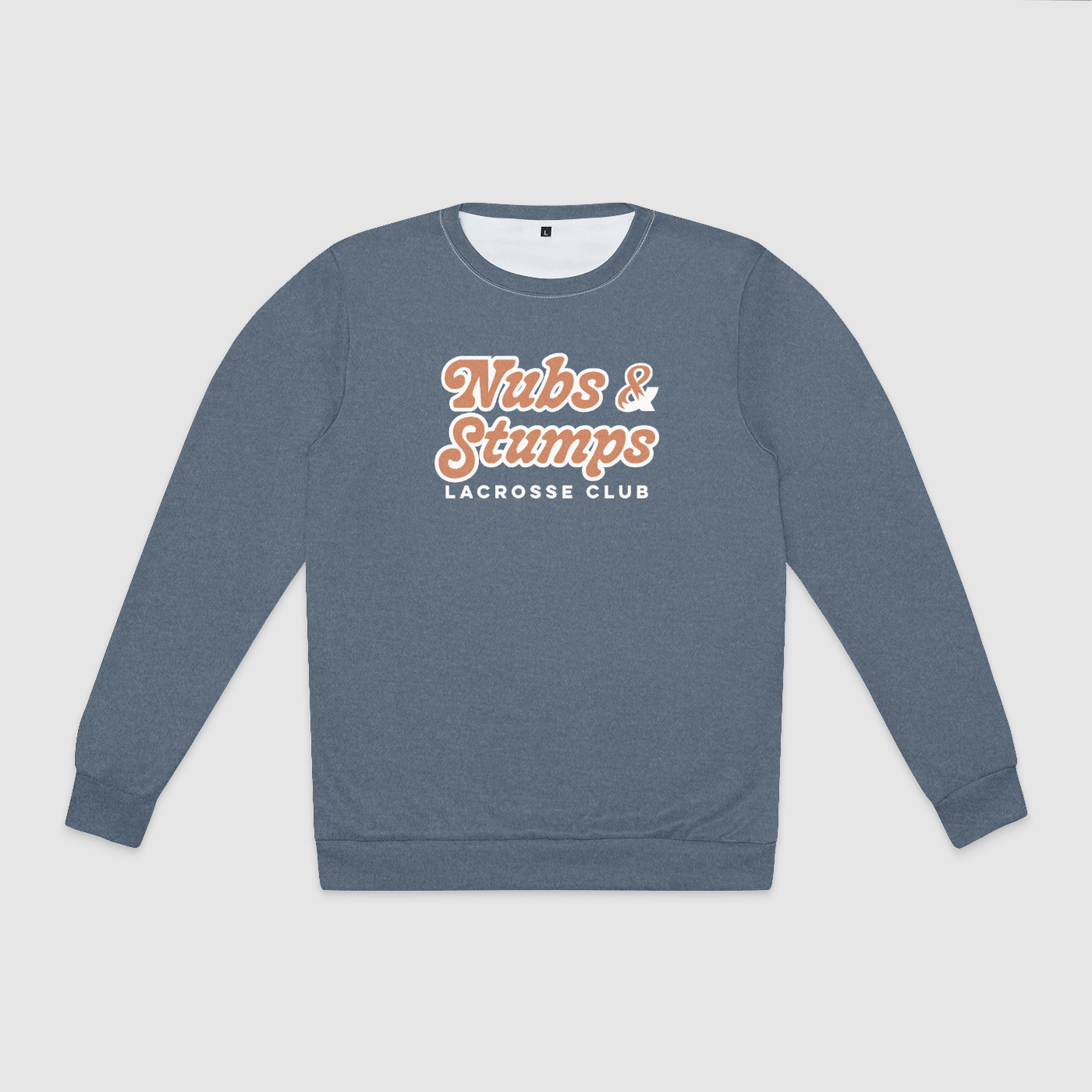 Nubs & Stumps Lacrosse Club Adult Premium Sweatshirt Signature Lacrosse