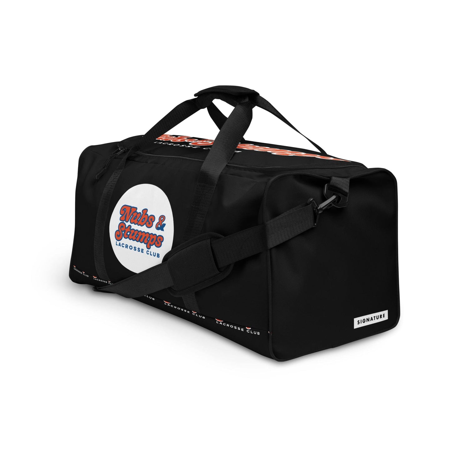 Nubs & Stumps Lacrosse Club Sublimated Sideline Duffel Bag Signature Lacrosse