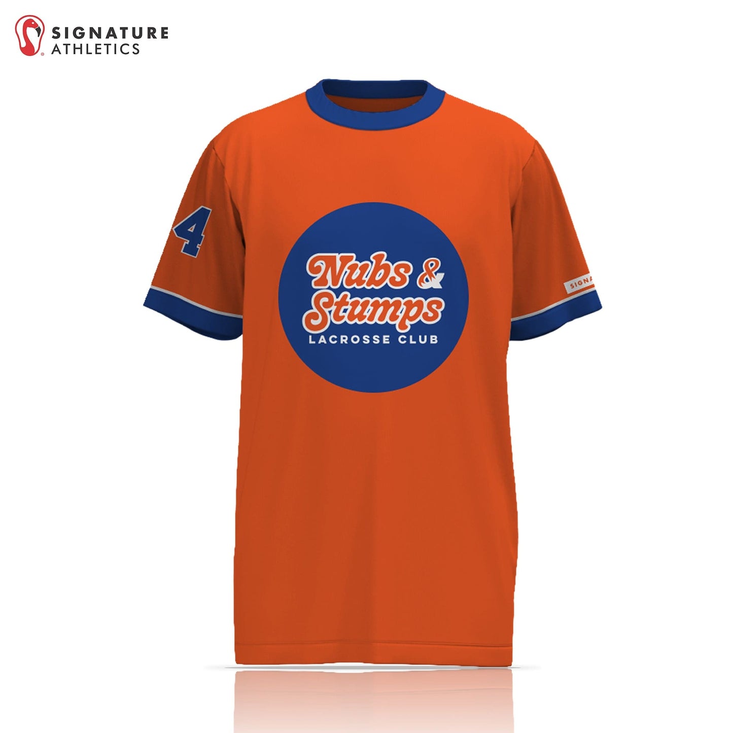 Nubs & Stumps Lacrosse Men's Player Short Sleeve Shooting Shirt: Practice Signature Lacrosse