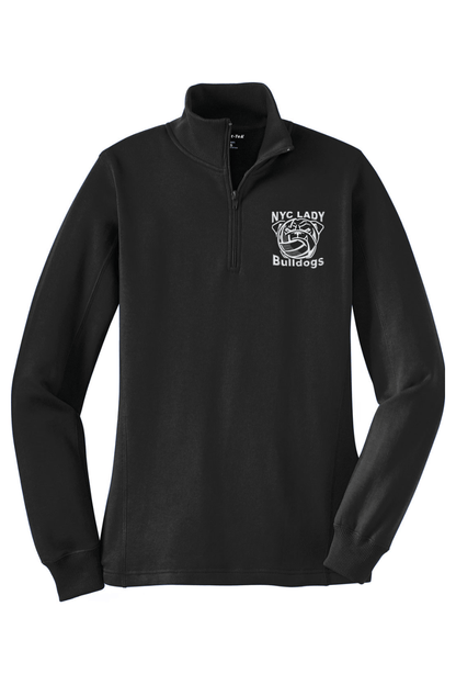 NYCLB Adult Women's Embroidered Quarter-Zip Pullover Signature Lacrosse