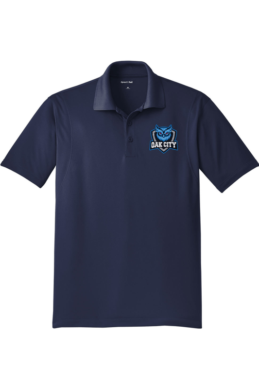 Oak City Owls Lacrosse Adult Embroidered Athletic Polo Signature Lacrosse