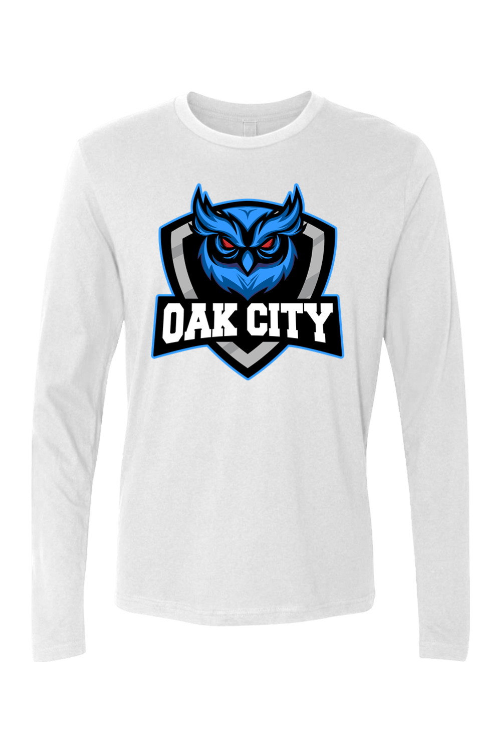 Oak City Owls Lacrosse Adult Long Sleeve T-Shirt Signature Lacrosse