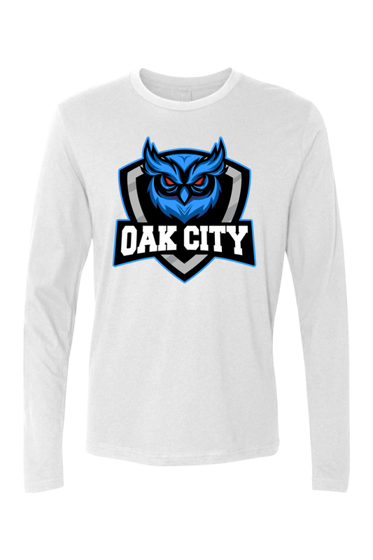 Oak City Owls Lacrosse Adult Long Sleeve T-Shirt Signature Lacrosse