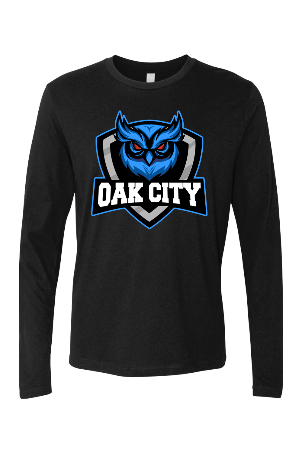 Oak City Owls Lacrosse Adult Long Sleeve T-Shirt Signature Lacrosse
