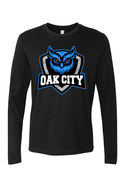 Oak City Owls Lacrosse Adult Long Sleeve T-Shirt Signature Lacrosse