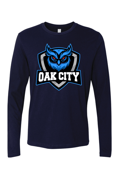 Oak City Owls Lacrosse Adult Long Sleeve T-Shirt Signature Lacrosse