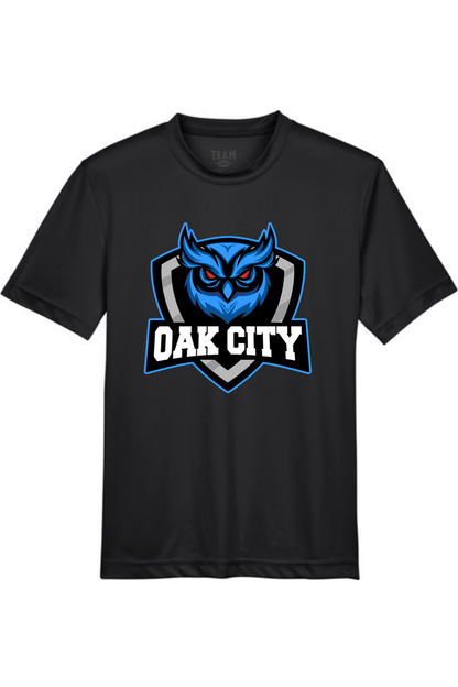 Oak City Owls Lacrosse Youth Athletic T-Shirt Signature Lacrosse