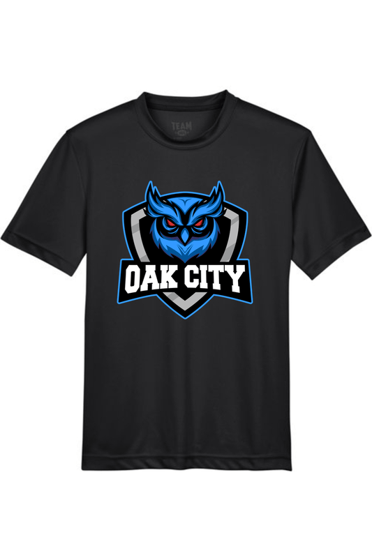 Oak City Owls Lacrosse Youth Athletic T-Shirt Signature Lacrosse