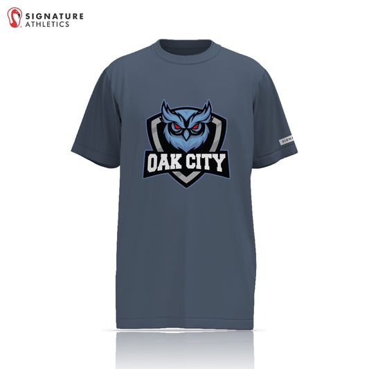Oak City Owls Men's Short Sleeve Tech Tee: Oak City Owls Signature Lacrosse