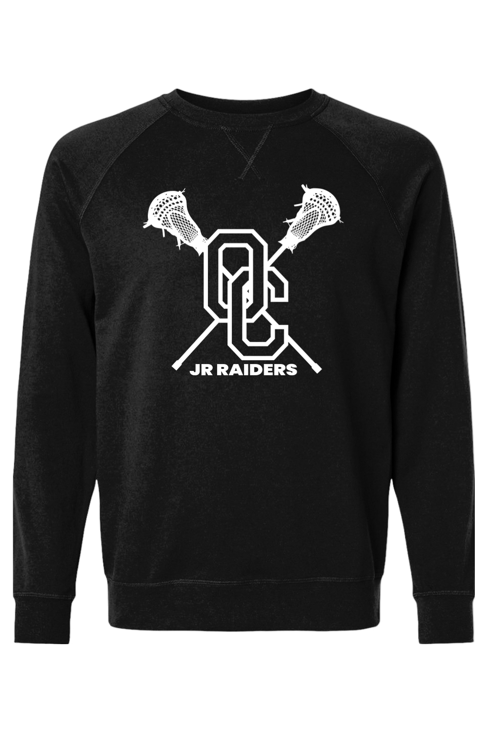 Ocean City Jr Raiders LC Adult Heavyweight Raglan Long Sleeve Signature Lacrosse