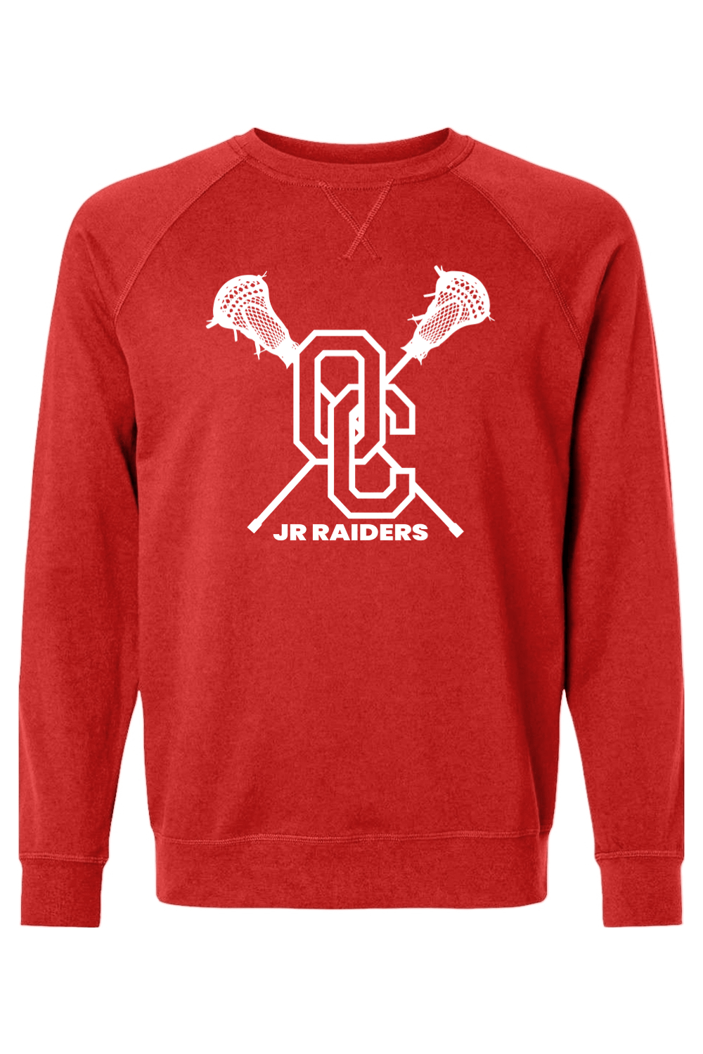 Ocean City Jr Raiders LC Adult Heavyweight Raglan Long Sleeve Signature Lacrosse
