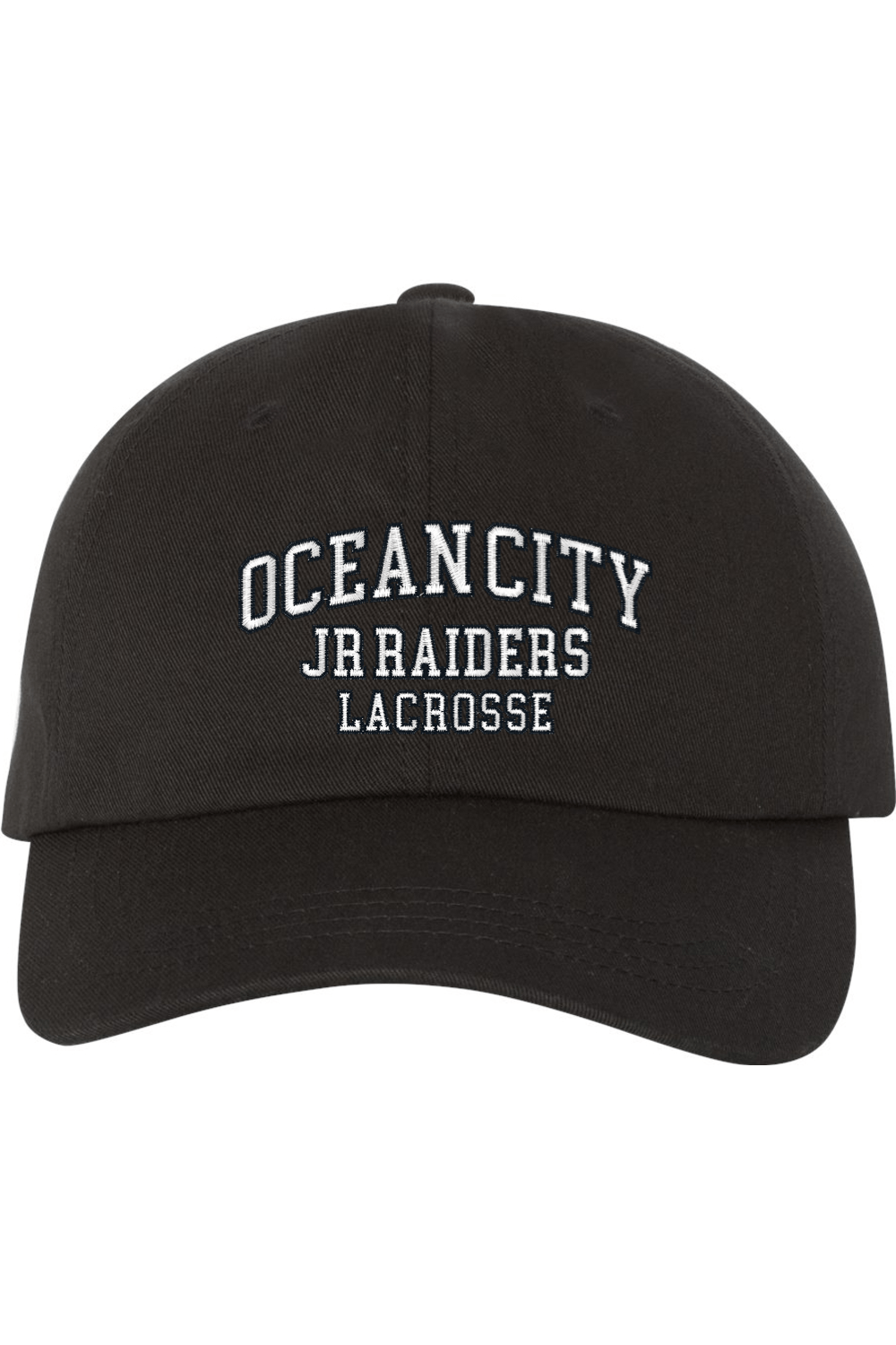 Ocean City Jr Raiders LC Embroidered Dad Hat Signature Lacrosse