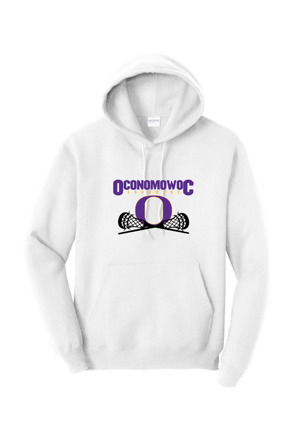 Oconomowoc Lacrosse Adult Heavyweight Hoodie Signature Lacrosse