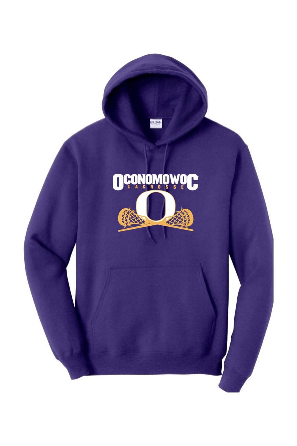 Oconomowoc Lacrosse Adult Heavyweight Hoodie Signature Lacrosse