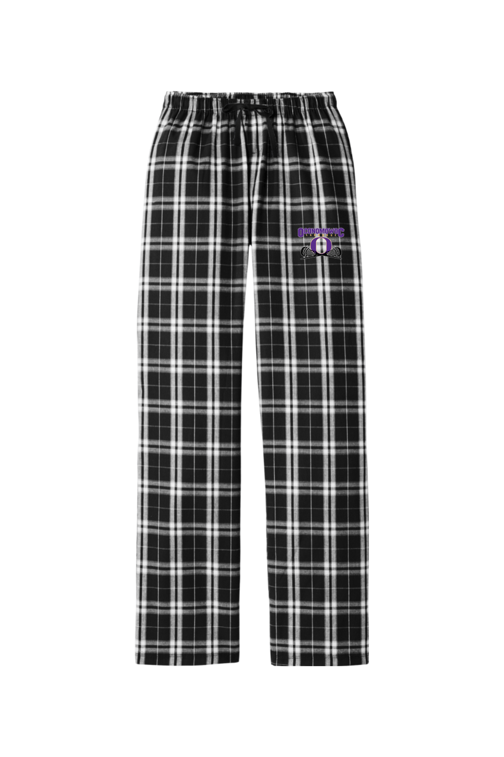 Oconomowoc Lacrosse Adult Women's Flannel Plaid Pants Signature Lacrosse