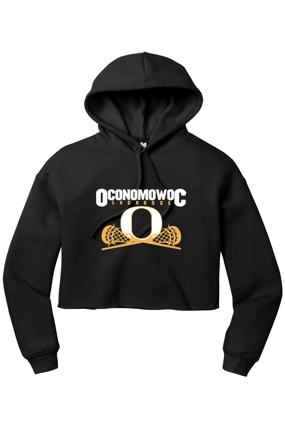 Oconomowoc Lacrosse BELLA+CANVAS Women’s Sponge Fleece Cropped Fleece Hoodie Signature Lacrosse