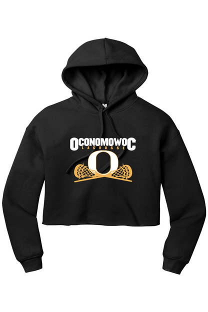 Oconomowoc Lacrosse BELLA+CANVAS Women’s Sponge Fleece Cropped Fleece Hoodie Signature Lacrosse