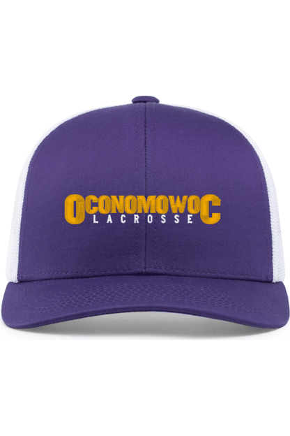 Oconomowoc Lacrosse Embroidered Trucker Hat Signature Lacrosse