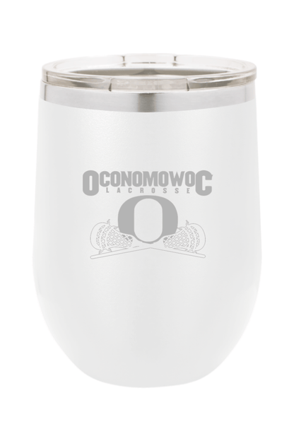 Oconomowoc Lacrosse Insulated Wine Tumbler Signature Lacrosse