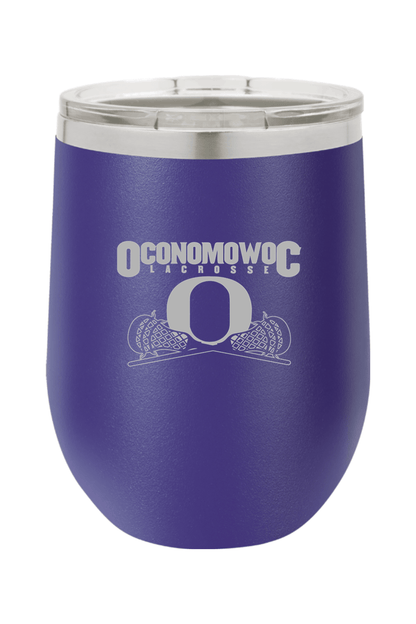 Oconomowoc Lacrosse Insulated Wine Tumbler Signature Lacrosse