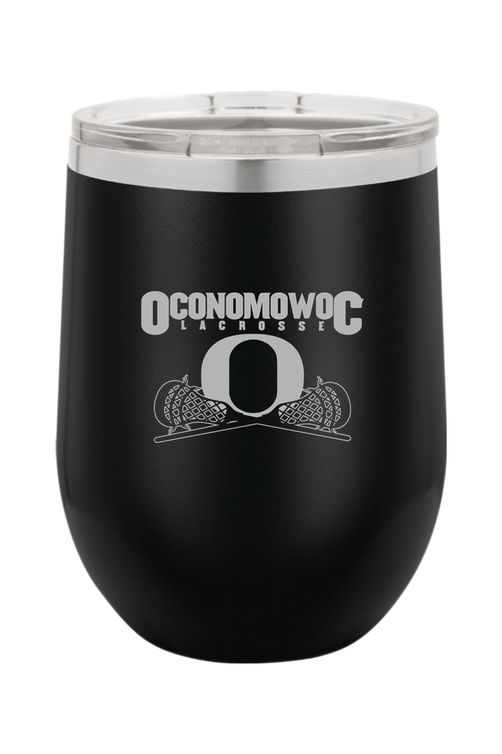Oconomowoc Lacrosse Insulated Wine Tumbler Signature Lacrosse