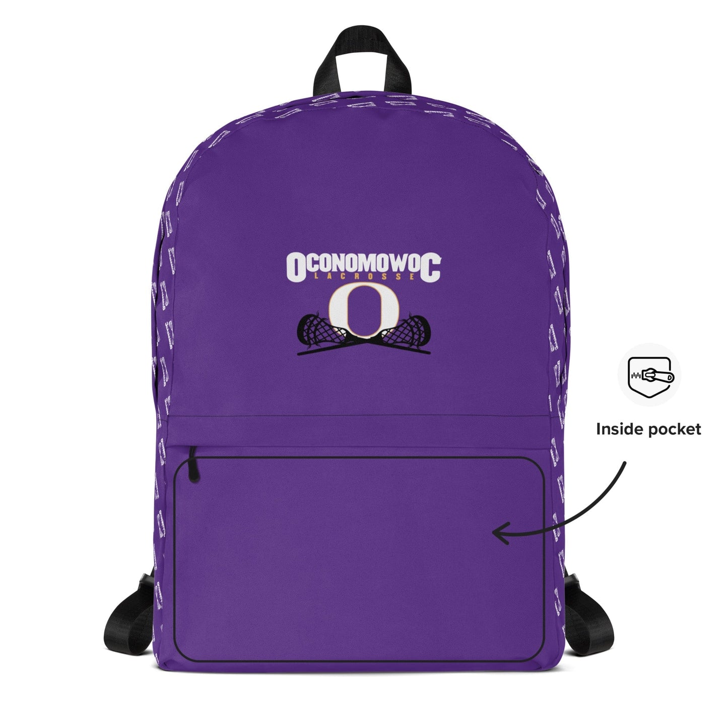 Oconomowoc Lacrosse Travel Backpack Signature Lacrosse