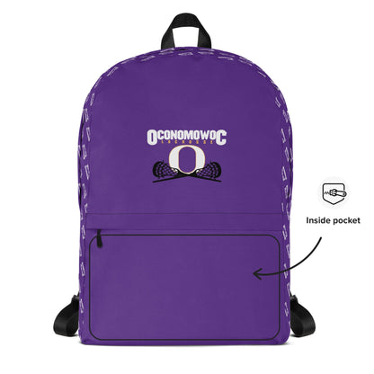Oconomowoc Lacrosse Travel Backpack Signature Lacrosse