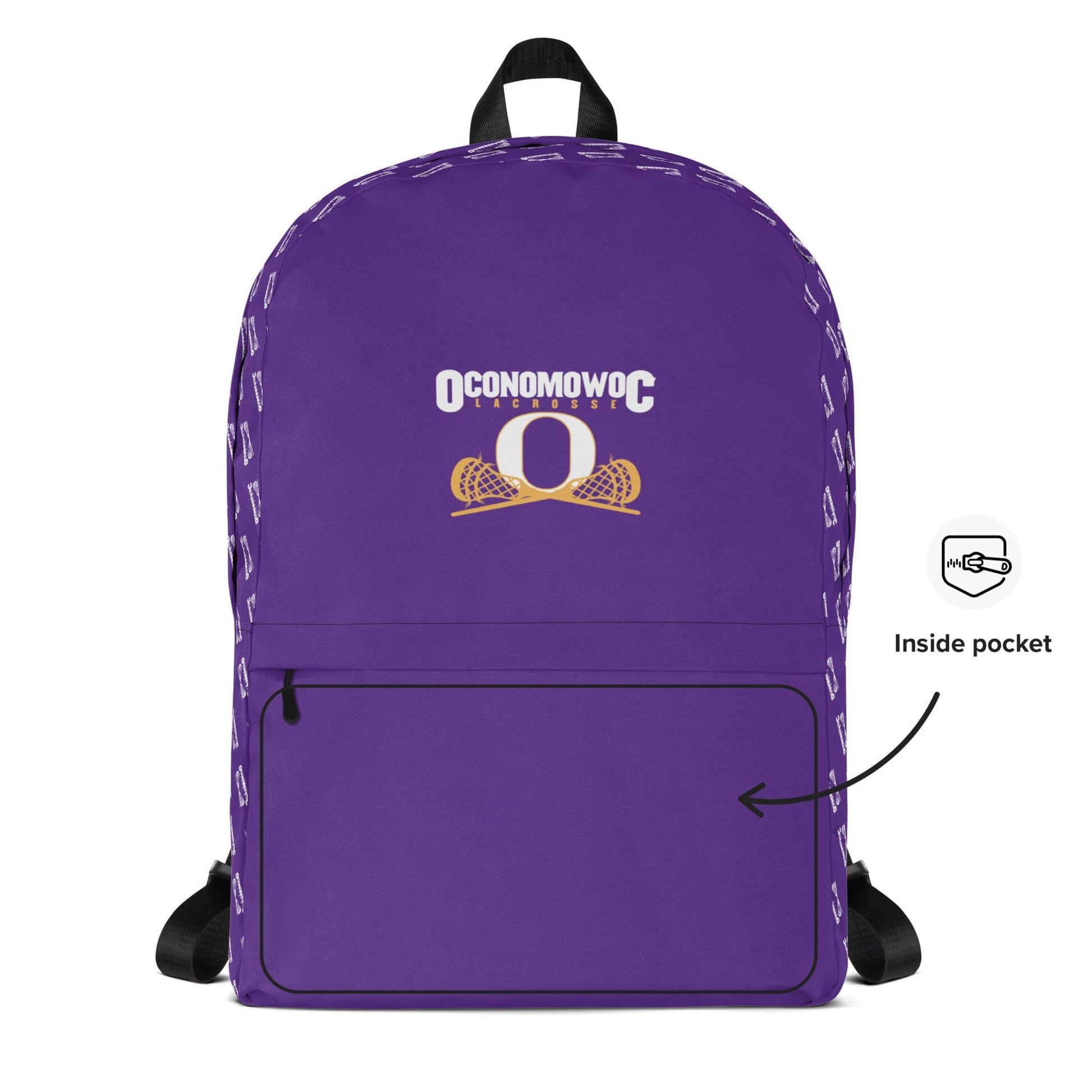Oconomowoc Lacrosse Travel Backpack Signature Lacrosse