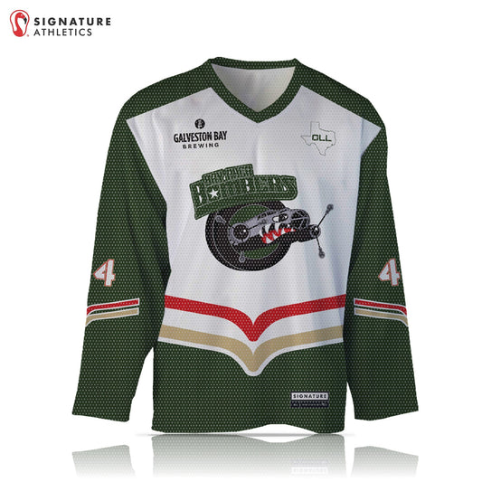 Odyssey Lacrosse League Bay Area Men's Green/White Box Mesh Jersey: Bay Area Signature Lacrosse