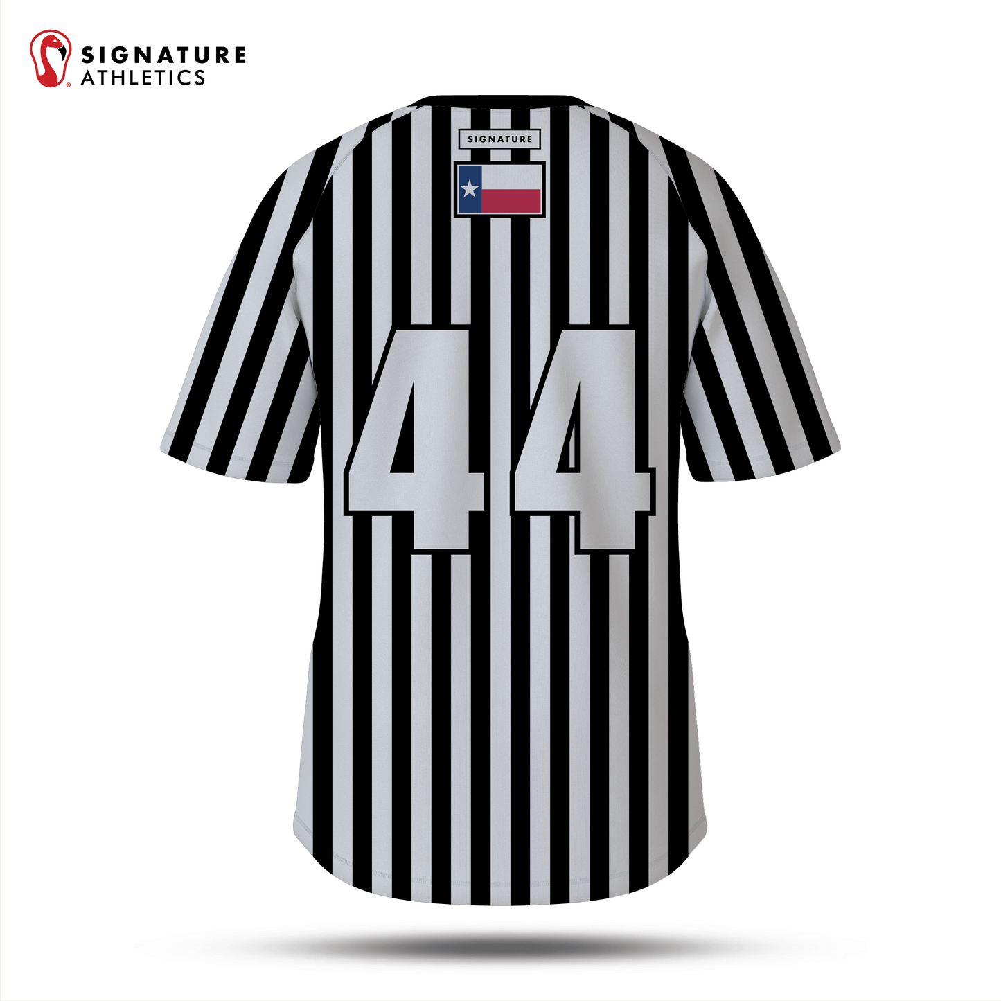 Odyssey Lacrosse League Black Referee Tech Tee Signature Lacrosse