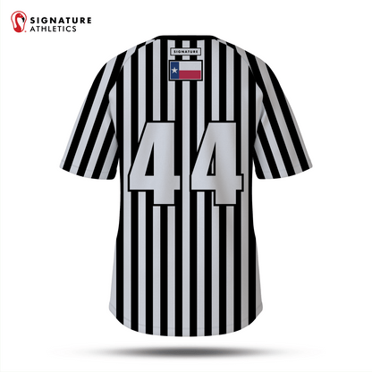 Odyssey Lacrosse League Black Referee Tech Tee Signature Lacrosse