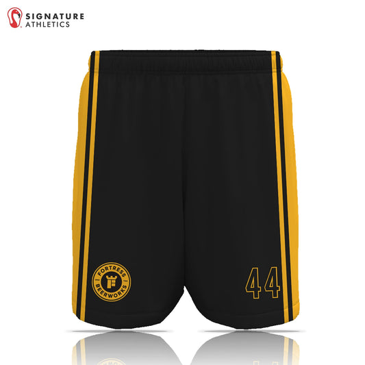Odyssey Lacrosse League Fortress Men's Player Game Shorts: Fortress 100-199 Signature Lacrosse